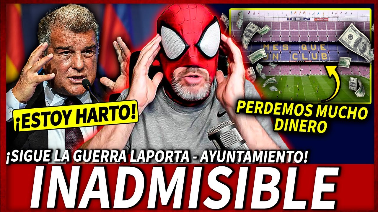 🤯¡LAPORTA SE HARTA DE UNA NUEVA VERGUENZA EN EL CAMP NOU!