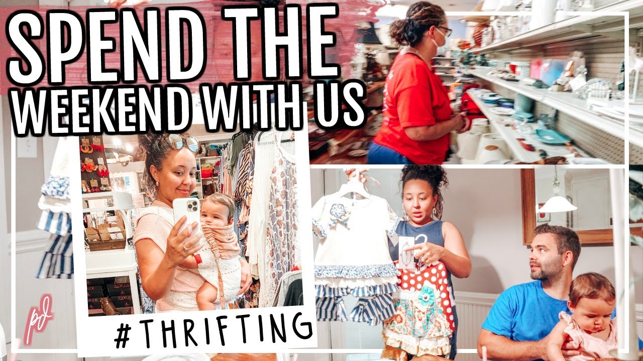 FALL THRIFT HAUL 2020 | COME THRIFTING WITH US + A FROG GETS IN THE HOUSE 🥴 | Page Danielle