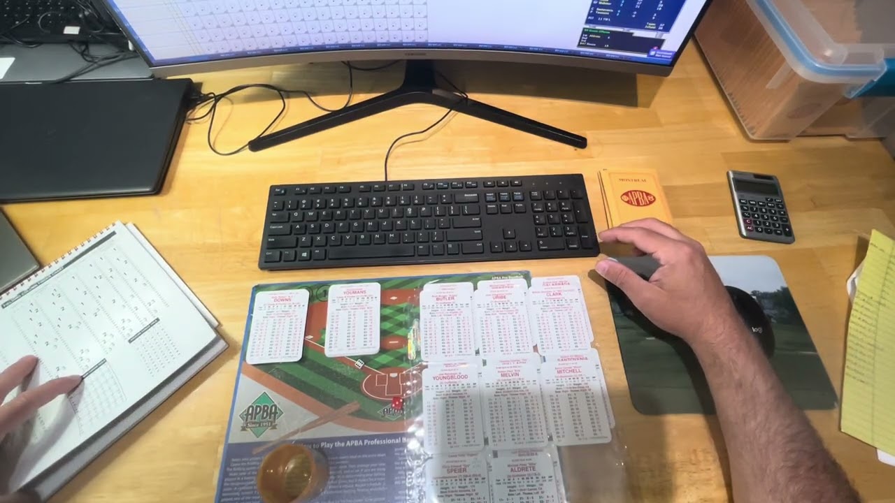 APBA Baseball MG - The Steroid Era  - Game #7264 - 88 Giants at Expos
