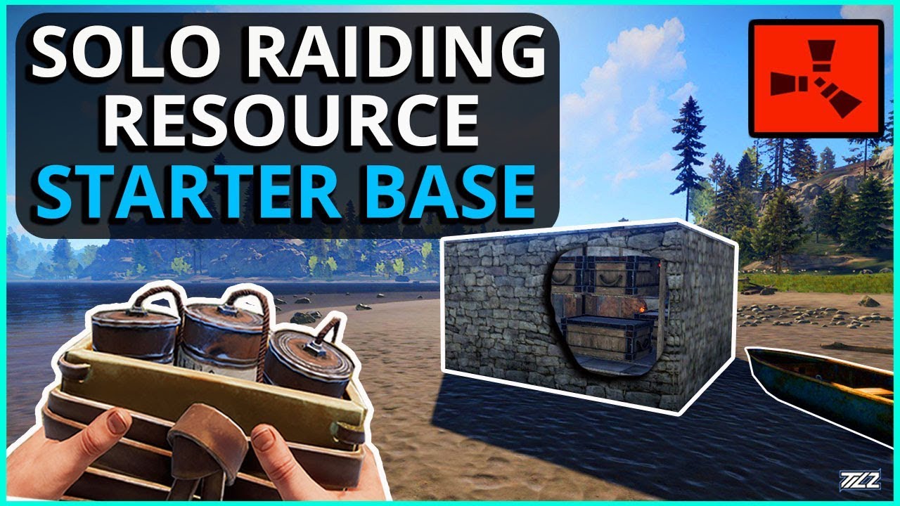 SOLO Satchel Raiding A RICH Resource Base! Rust Solo Survival Gameplay