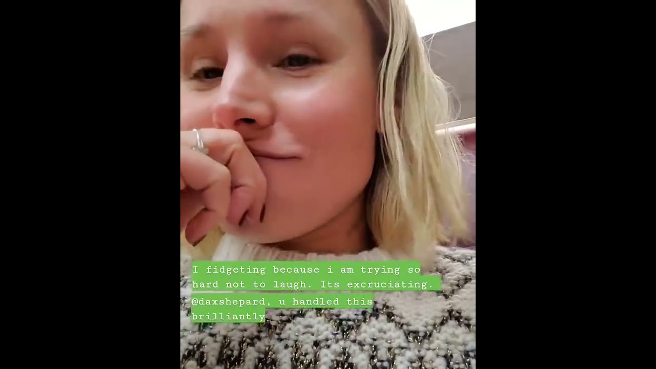 Kristen Bell is attempting to be unaffected by her daughter's use of the F word - Celeb #Shorts