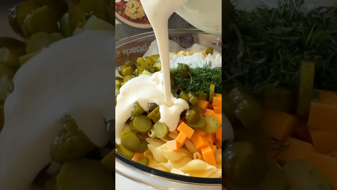 Dill Pickle Pasta Salad