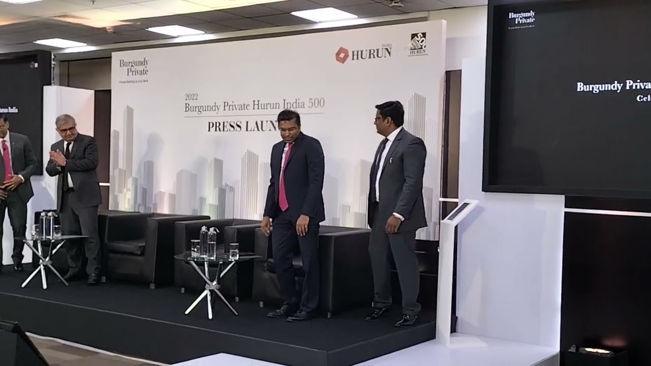 Hurun India & Burgundy Private by Axis Bank launched 2nd edition of Burgundy Private Hurun India 500