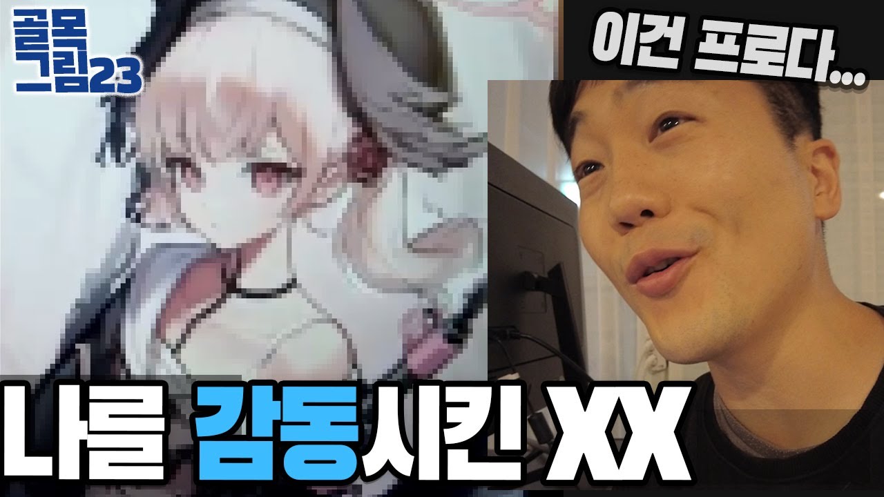 나를 감동시킨 XX. 이건 프로다. /골목그림23