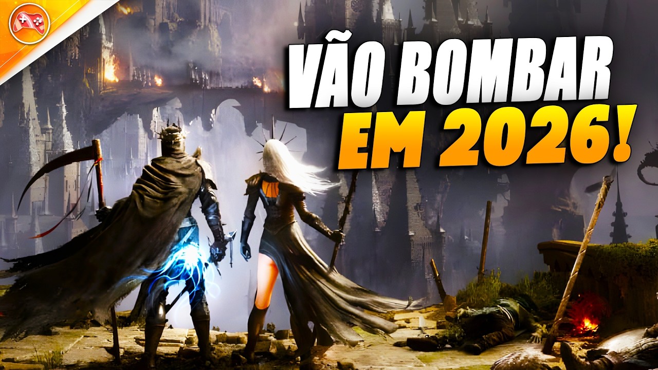 Os 8 SOULSLIKES DIFERENTÕES que MERECEM ATENÇÃO em 2026!