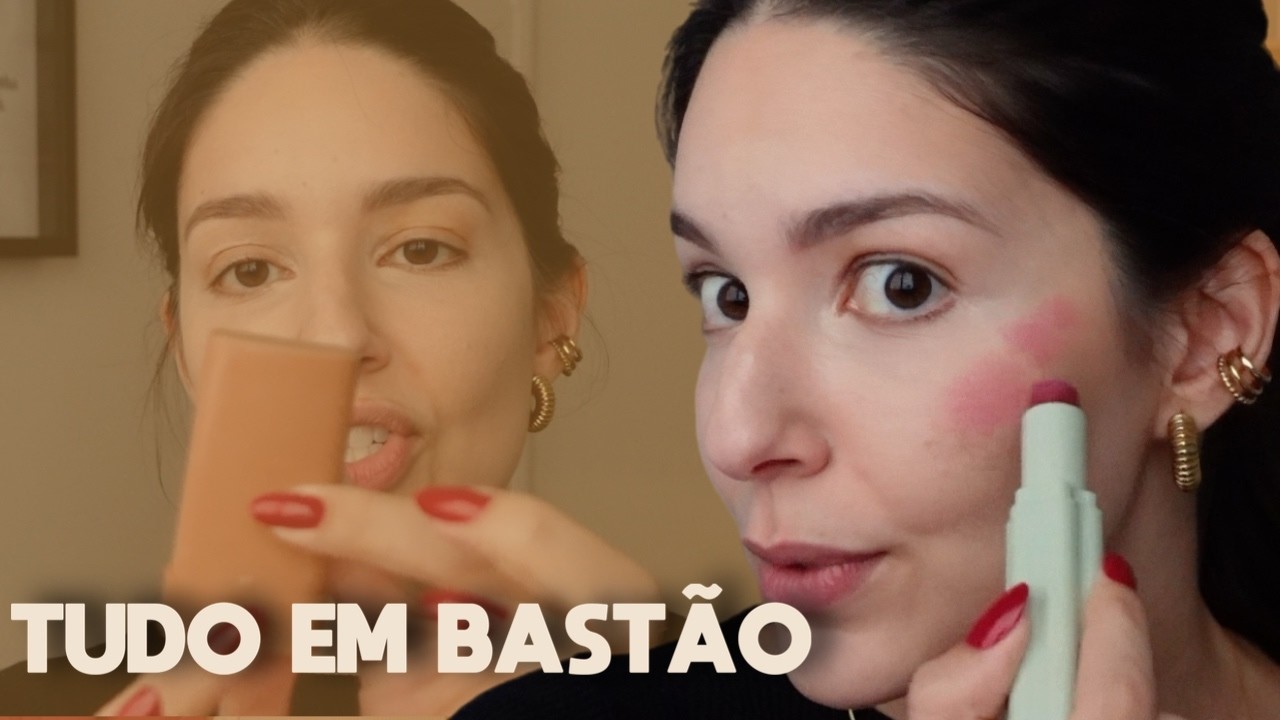 TENDÊNCIA DE MAQUIAGEM 2025: SÓ PRODUTOS EM STICK! | Laura Kuczynski