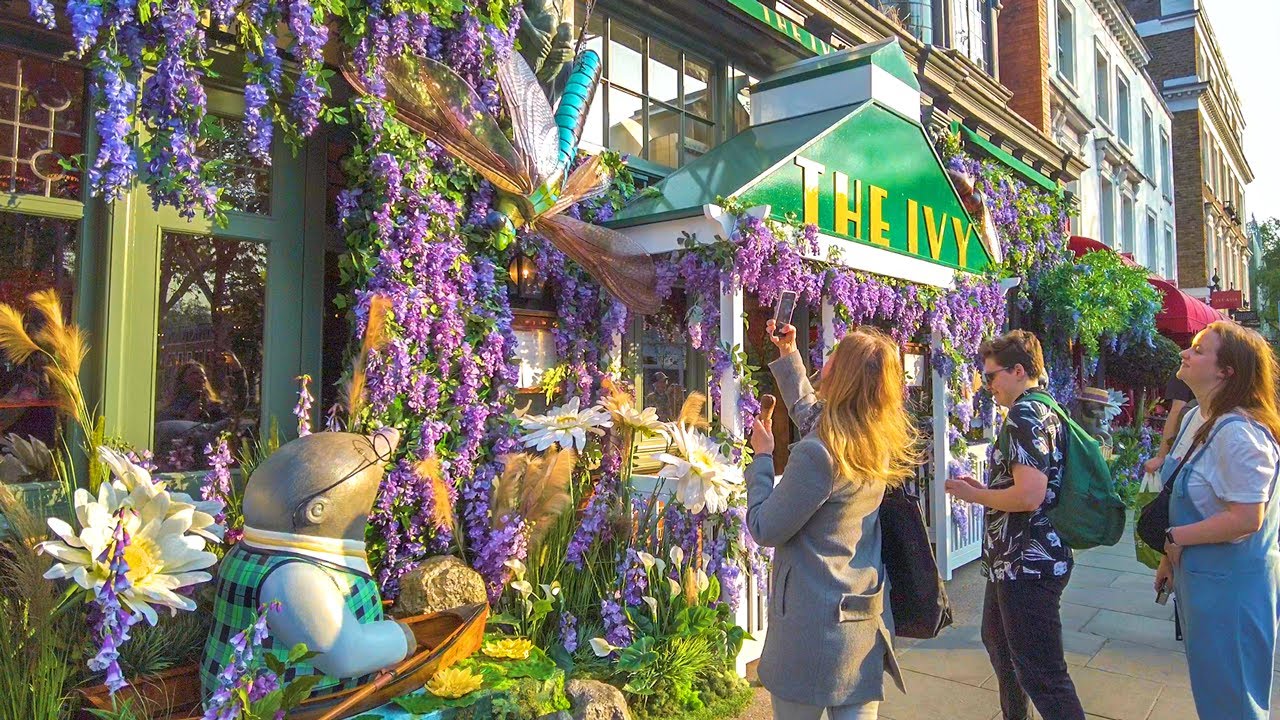 LONDON: CHELSEA IN BLOOM 2023 🎥 &lsquo;Flowers on Film&rsquo; Floral Displays, King&rsquo;s Road & Sloane Square 🌺 4K