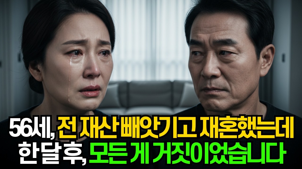 시댁에 돈 뺏기고 홧김에 재혼한 56세 여성, 한 달 후 또 속았습니다｜황혼재혼｜재혼사기ㅣ시댁갈등ㅣ오디오북ㅣ