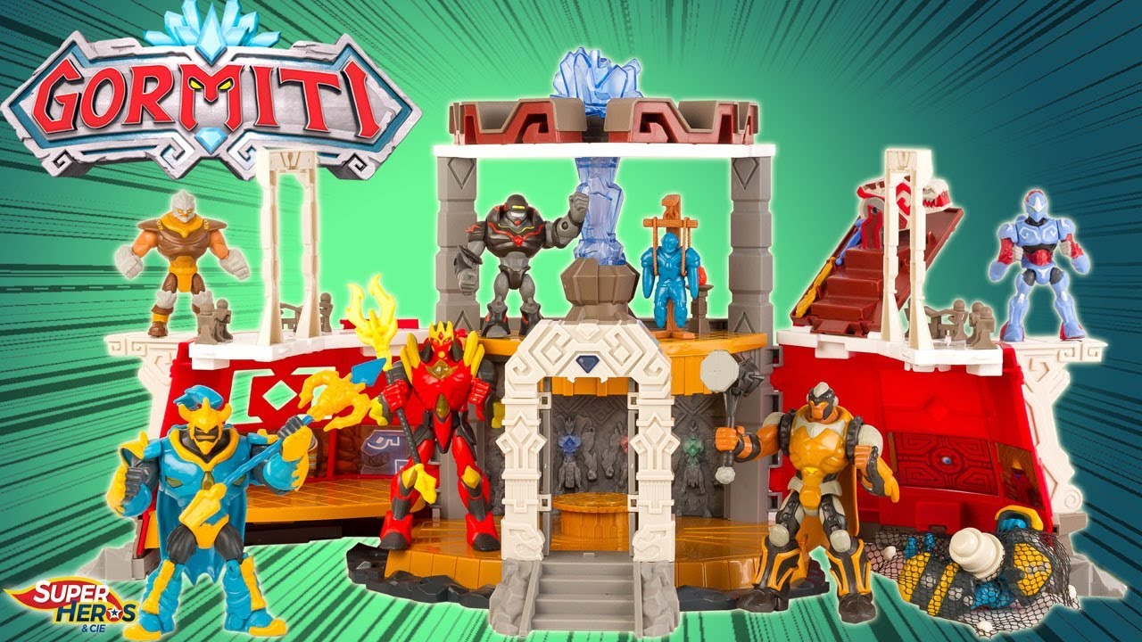 GORMITI La tour des Eléments qui fume comme un volcan Playset figurines Noel 2019 Giochi Preziosi