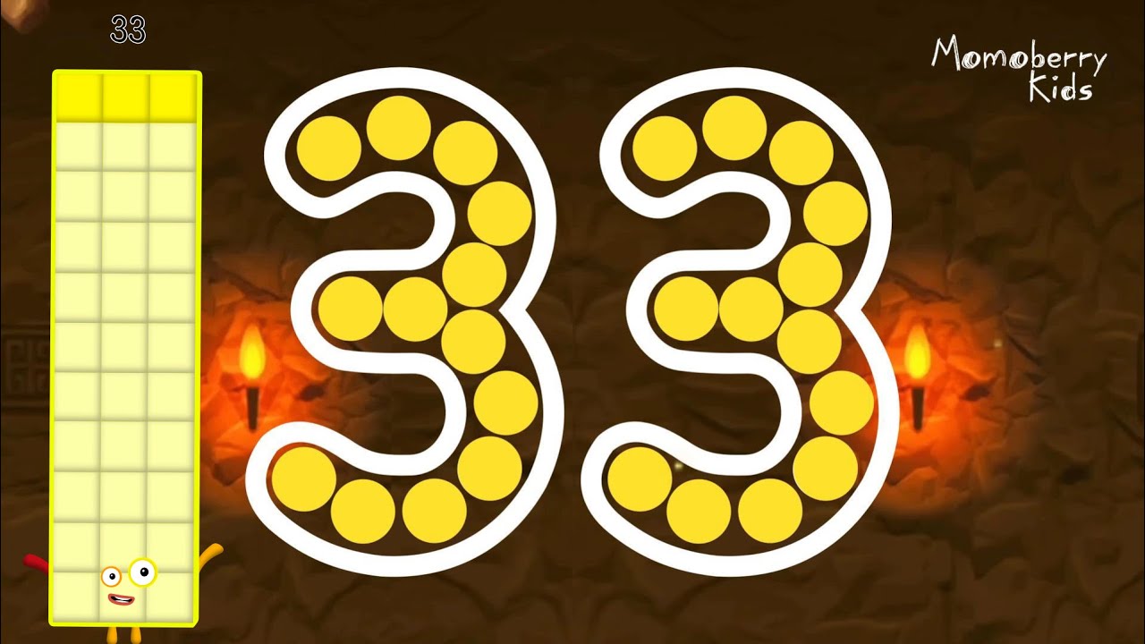 Numberblocks 33 Magic Run - Numberblocks Thirty Three Adventure | Number Counting Go Explore
