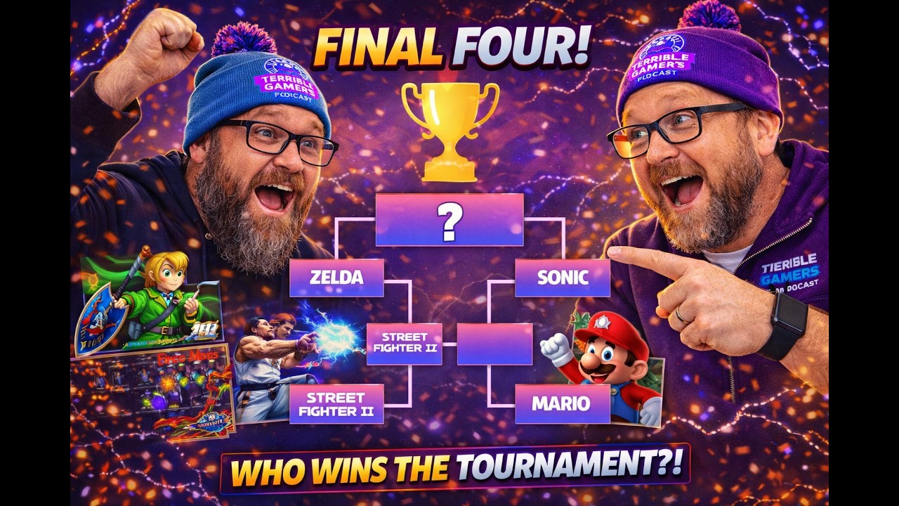 Retro Game Final Four! Mario vs Sonic & Zelda vs Street Fighter II | Most Iconic Game Ever?