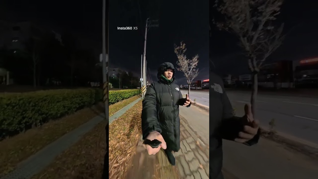 1st video Insta360 x5 