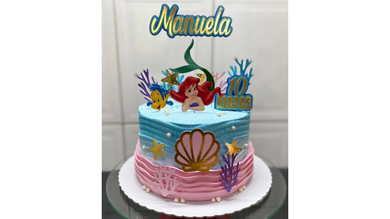 WAVE CAKE DA PEQUENA SEREIA