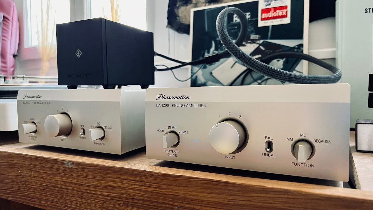 Phasemation EA-1200, un nouvel étage phono LCR à tubes