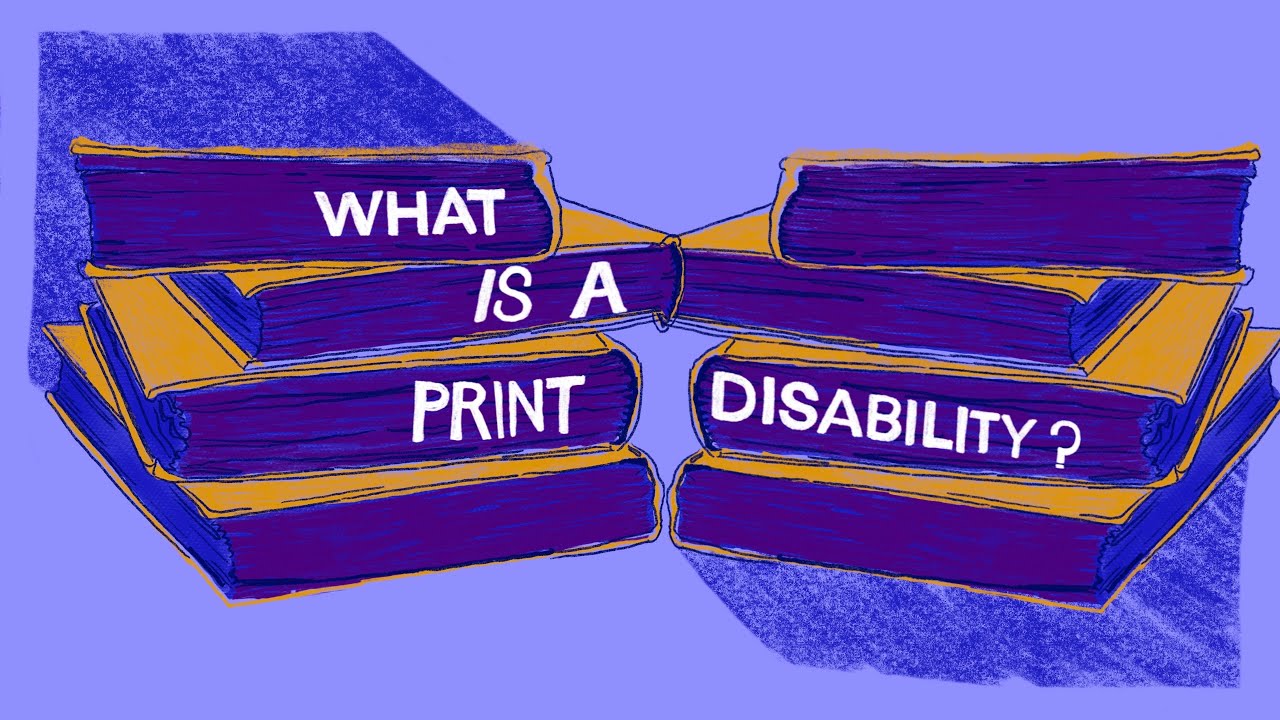 What is a Print Disability: Described Video
