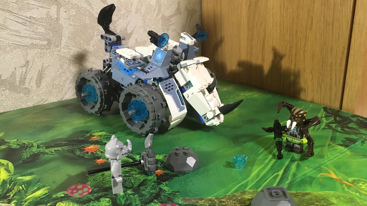 Обзор на набор 70131 LEGO Chima Rogon’s Rock Flinger