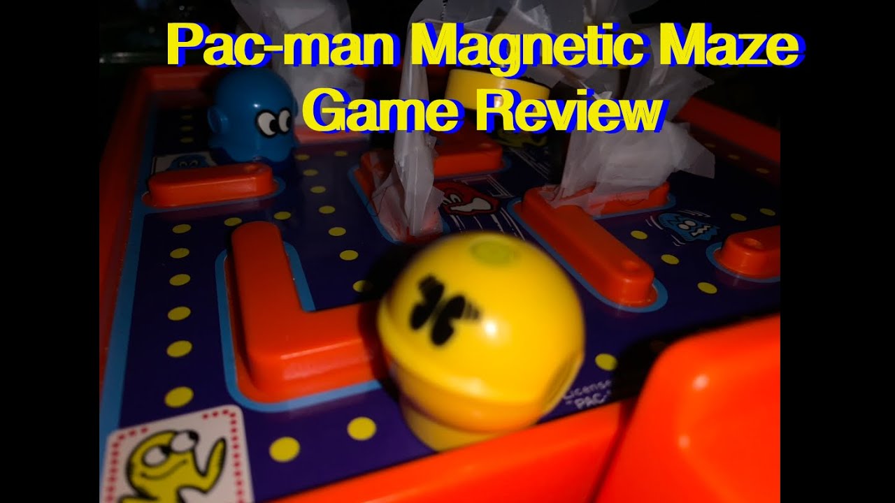 Pac-man Magnetic Maze Game Toy Review