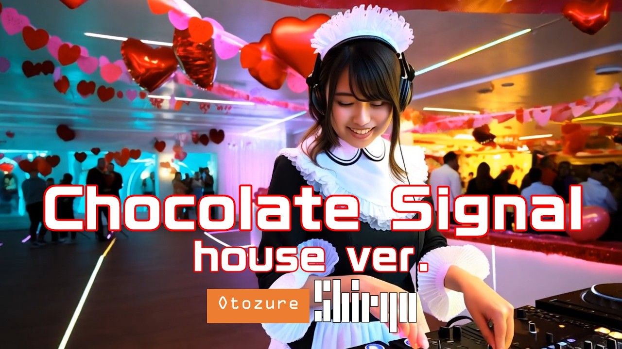 【AI Music】音連・紫龍 - チョコレート・シグナル (house ver.), Otozure Shiryu - Chocolate Signal (house ver.) [ MV ]