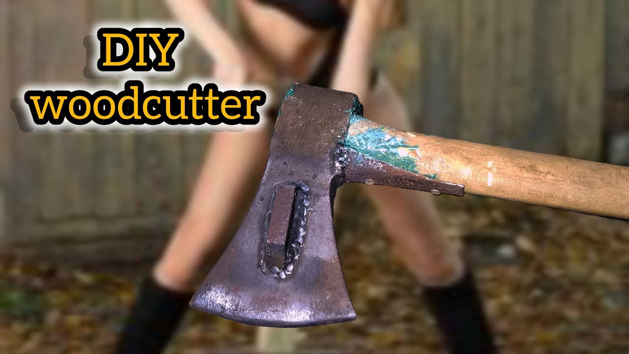 I Turned an Old Axe into a Powerful Log Splitter | DIY Restoration