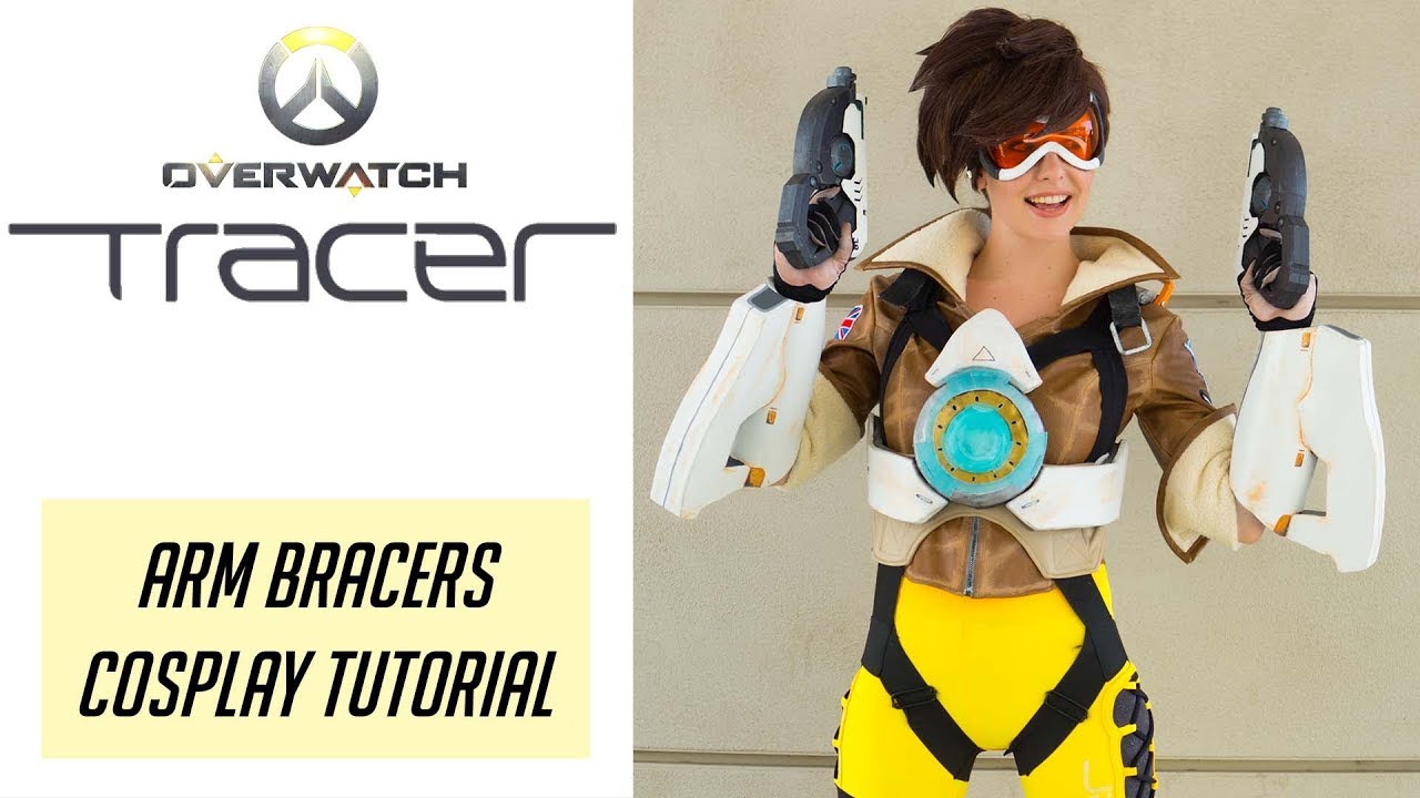 Tracer Cosplay Tutorial  -  Arm Bracers & Gloves