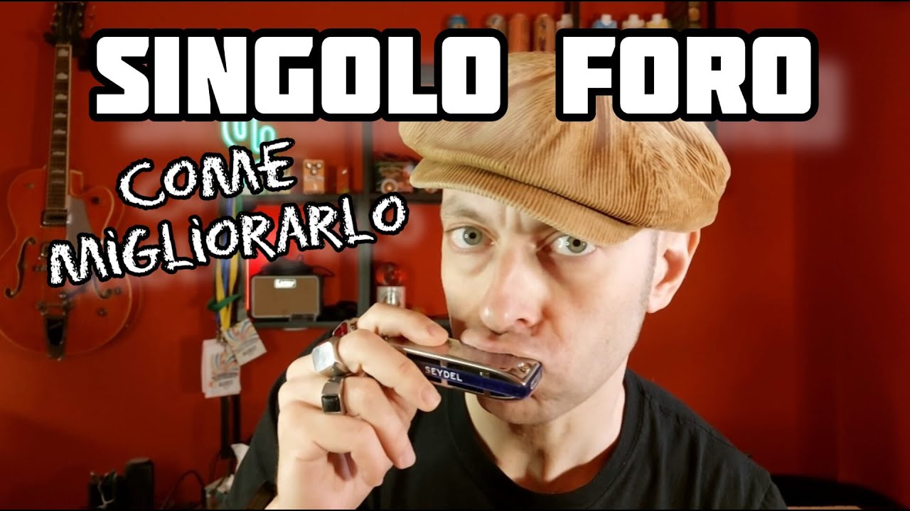 COME SUONARE bene il SINGOLO FORO | Armonica Blues Tutorial