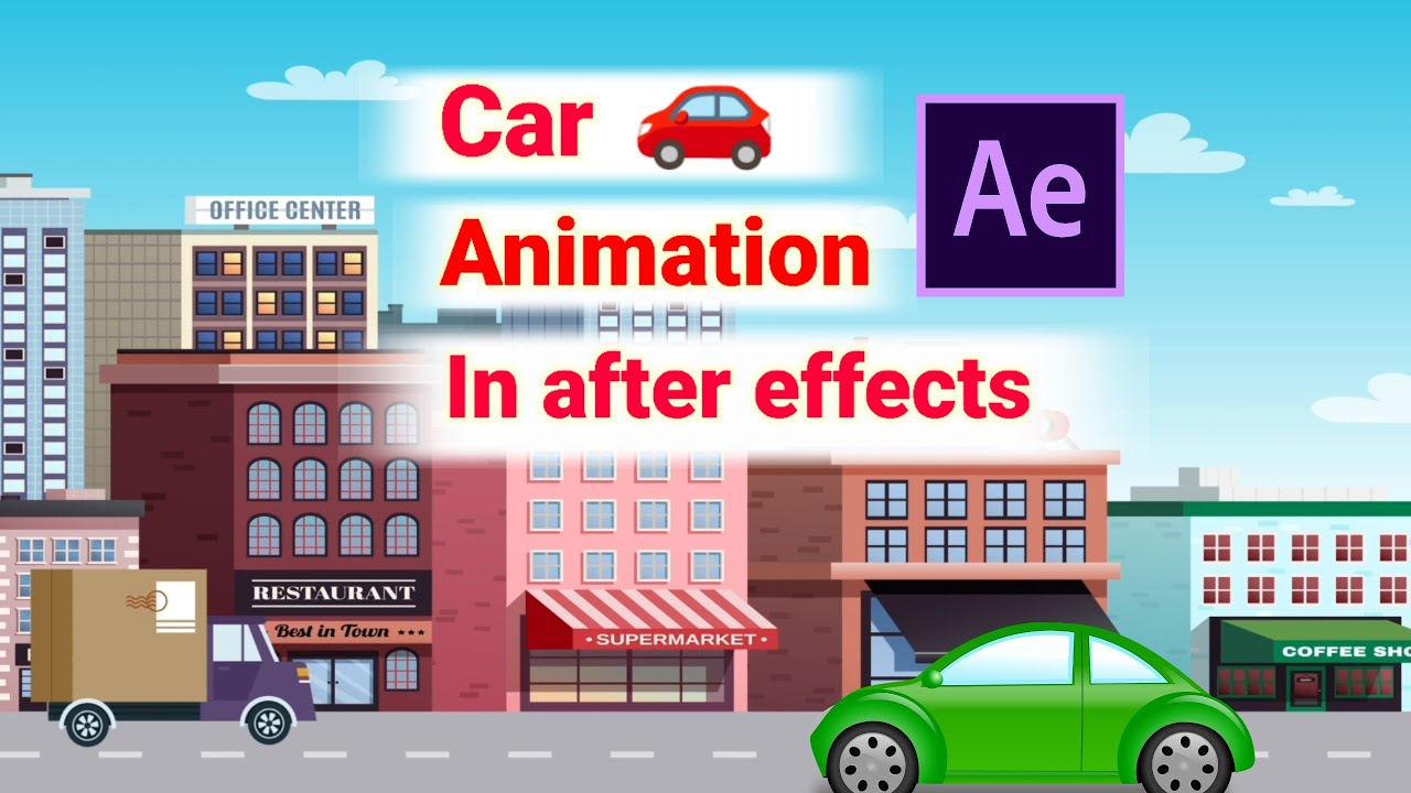 Car animation in after effects in hindi | how to make car animation in after effects
