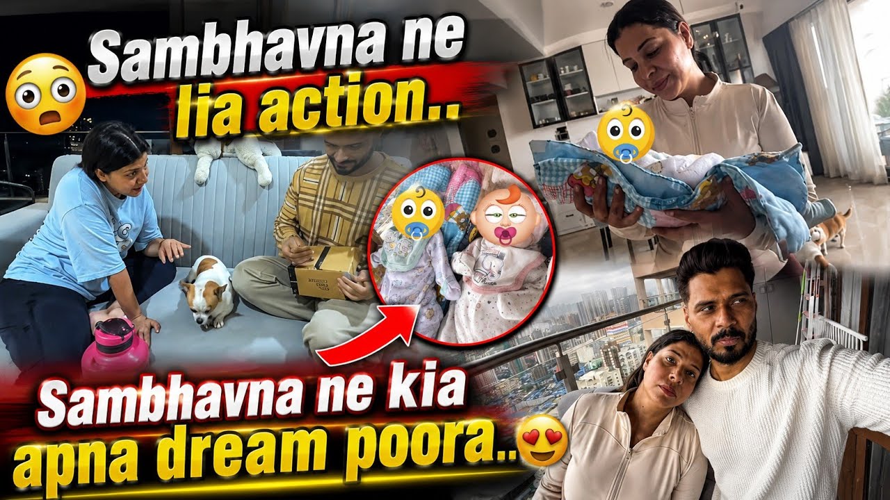 Sambhavna ne lia action || Sambhavna ka dream hua poora ?? #sambhavna_seth_entertainment 
