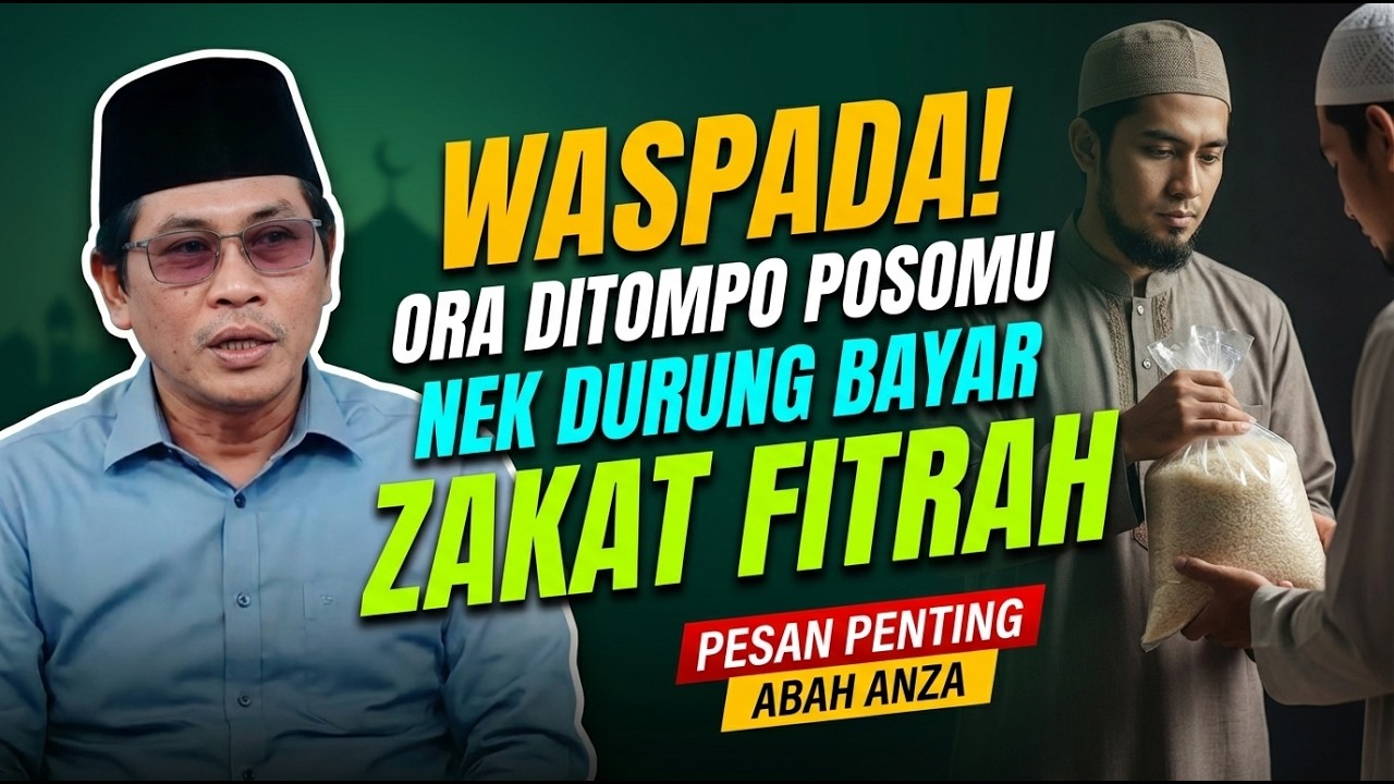 Hati Hati  !! Posomu Ora Ditompo Nek Durung Bayar Zakat || KH ANWAR ZAHID TERBARU 2026