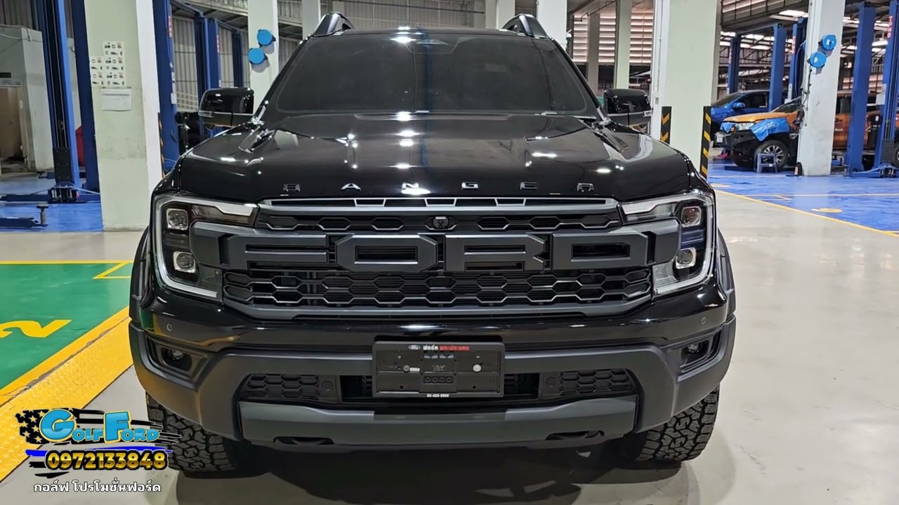 FORD NEXTGEN RANGER STORMTRAK 4X2 เสริมหล่อด้วยชุดแต่ง RAPTOR กระจังหน้าแท้ พร้อมใส่ล้อ VAGE WHEEL