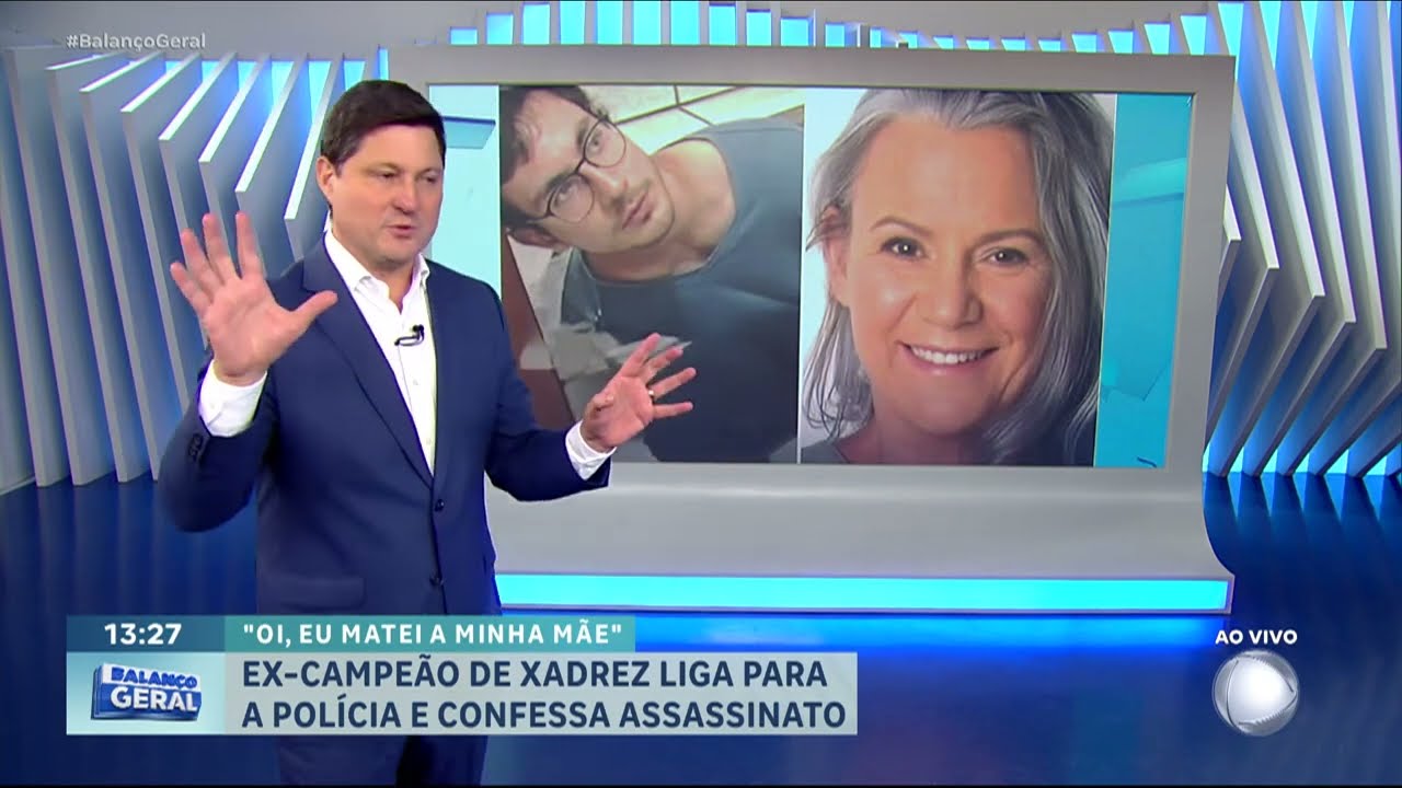 Jovem confessa assassinato da mãe e diz ter sido controlado e dopado por ela desde criança