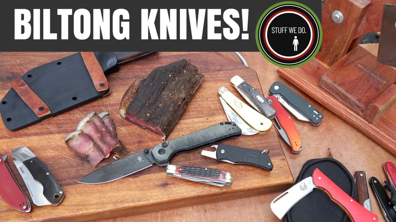 All about Biltong knives and how to cut biltong also how to braai boerewors!