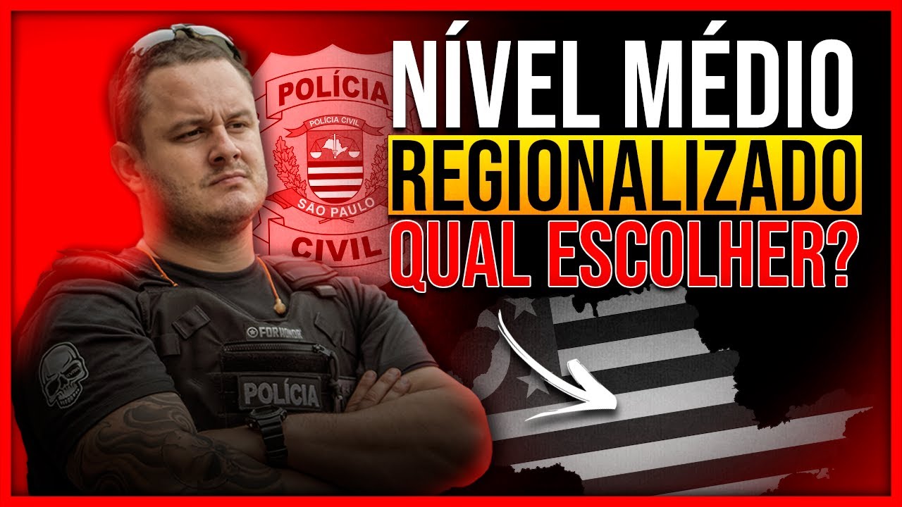 CONCURSO PC SP N&Iacute;VEL M&Eacute;DIO REGIONALIZADO? QUAL REGI&Atilde;O DEVO ESCOLHER? [Opini&atilde;o Sincera]