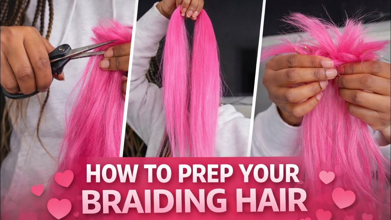 How to Prep Your Braiding Hair | Cut & Stretch Braiding Hair for Perfect Braids | Beginner Friendly 