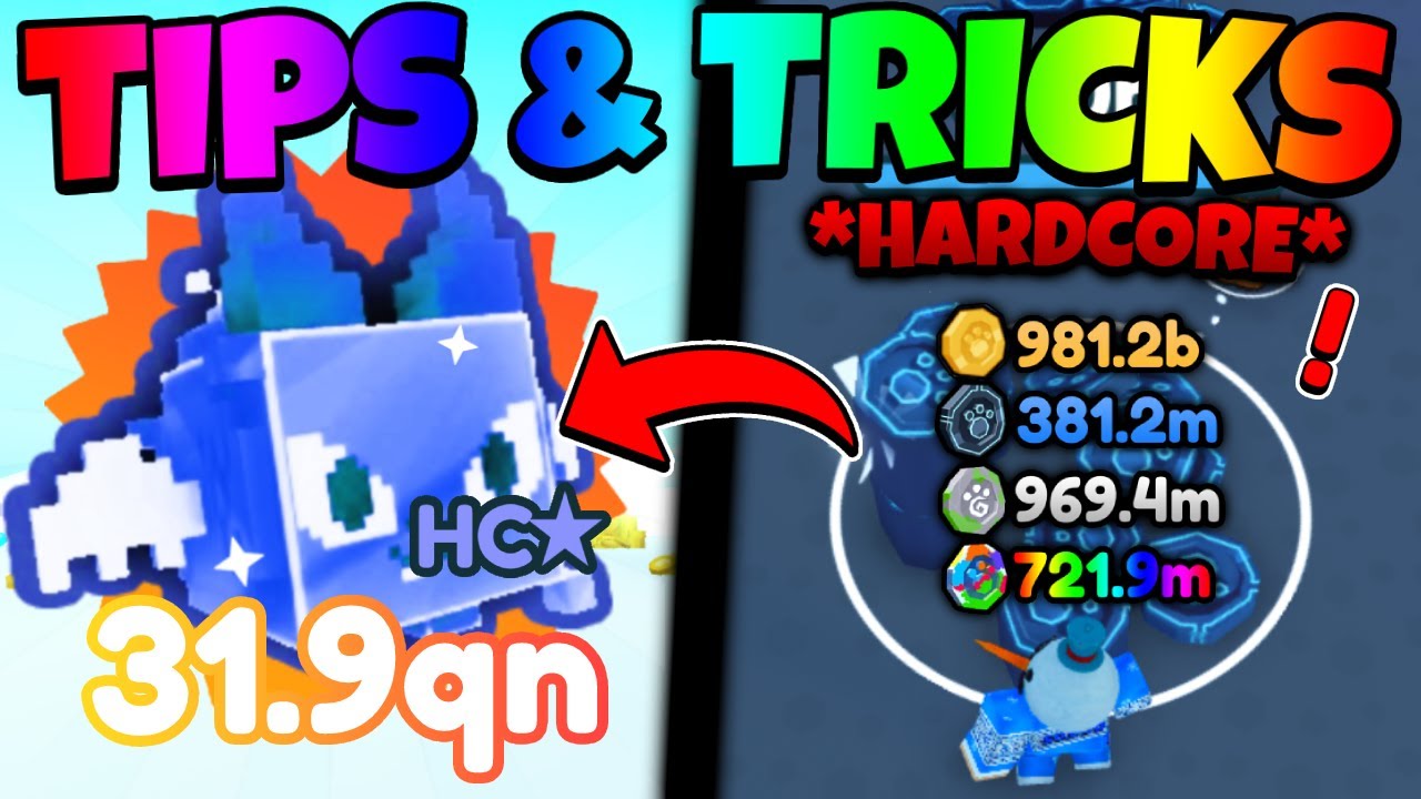 *NEW* UPDATED TIPS & TRICKS IN HARDCORE UPDATE IN PET SIMULATOR X!