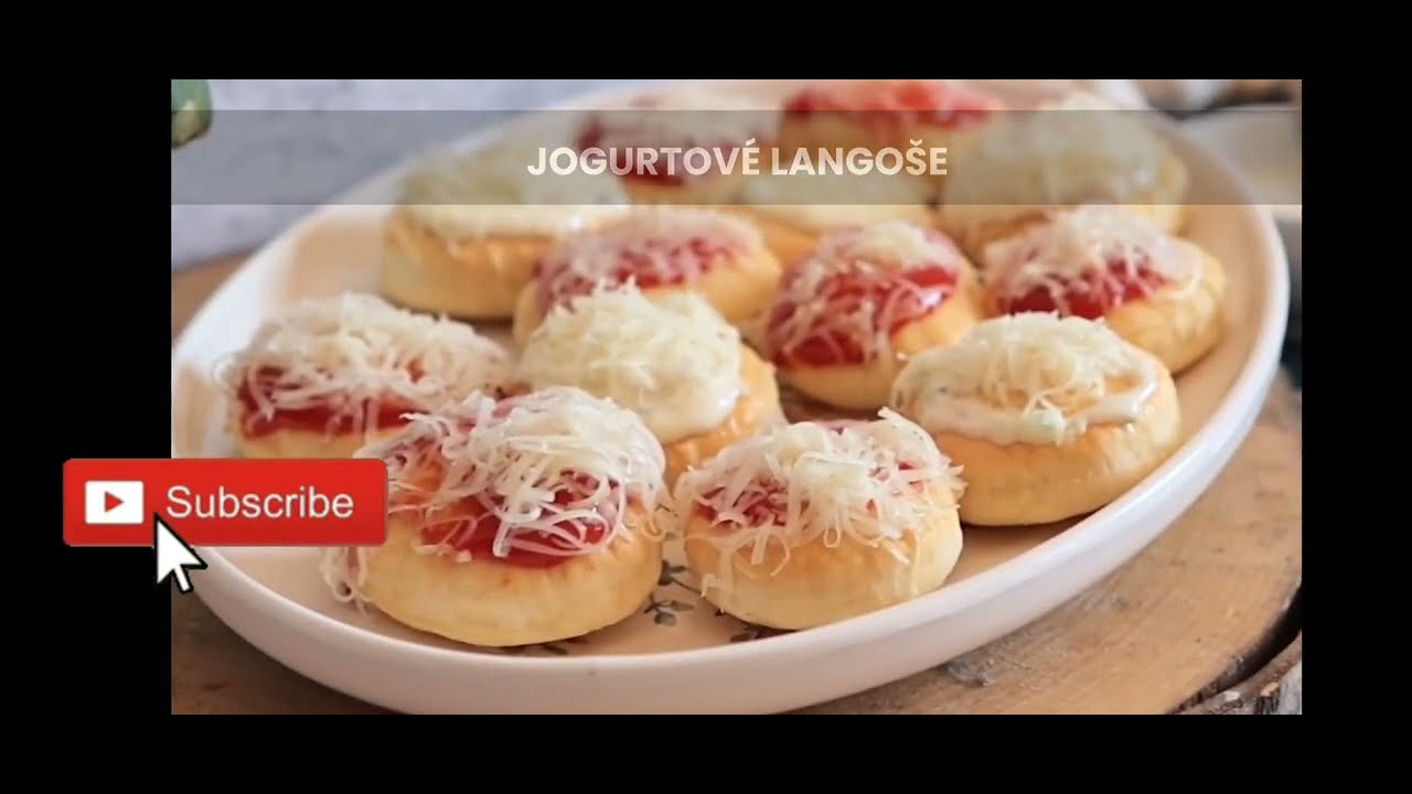 Jogurtové mini langoše/ recept česky