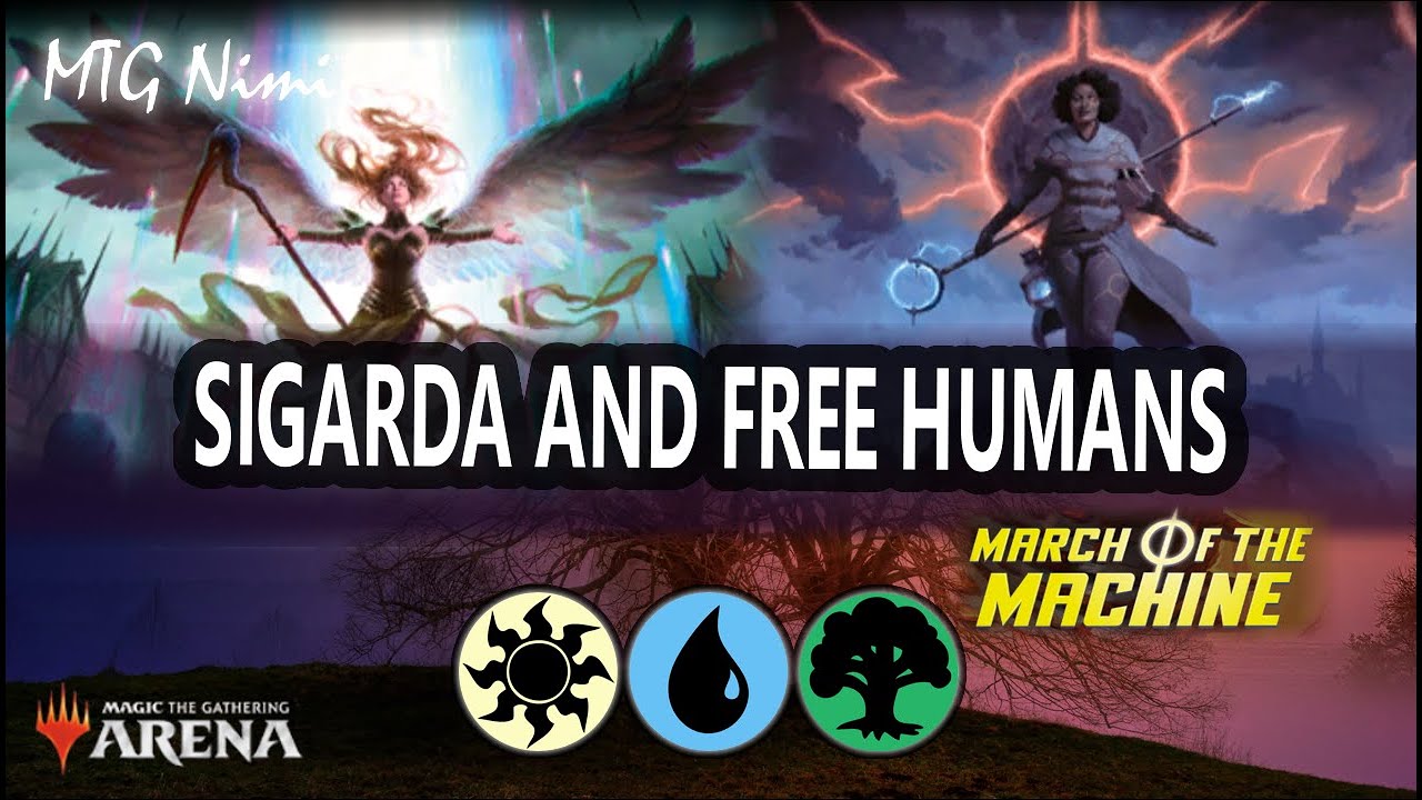 SIGARDA AND FREE HUMANS | March Of the Machine | Standard Gameplay | MTG Arena