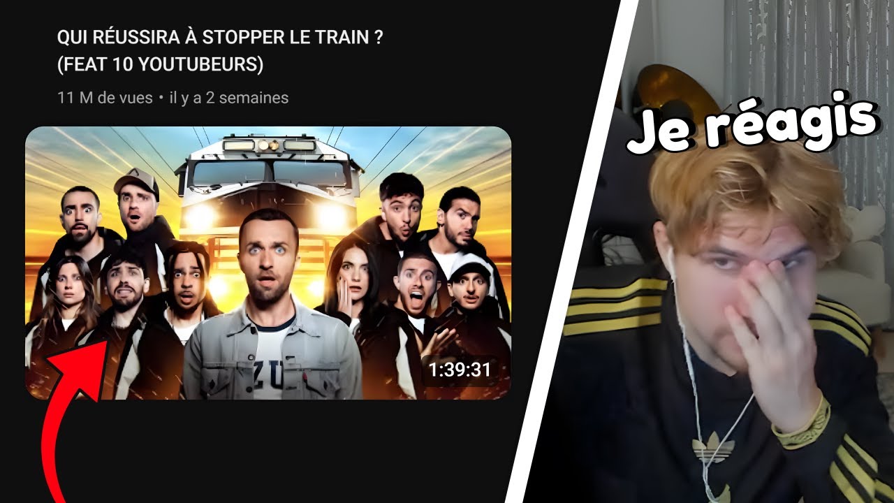 Je réagis à la FINALE du TRAIN de Squeezie
