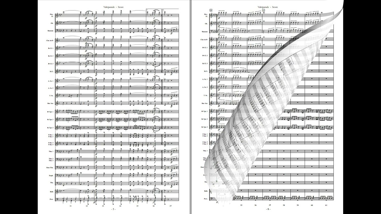 Vaktparade - Øyvind Strand. Available for Concert Band, Grade 3,5.