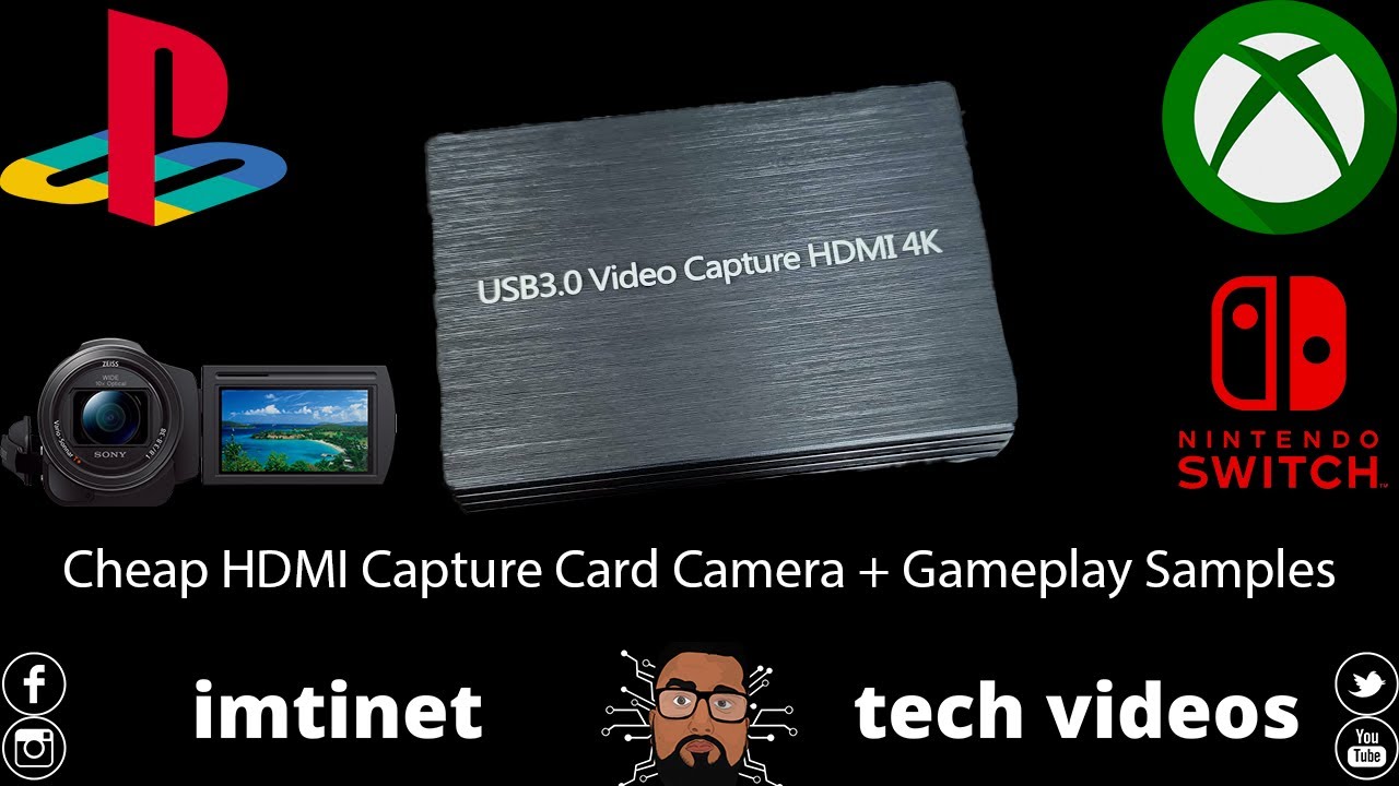 Cheap HDMI Capture Card for Xbox, PS4 & Cameras! Part 2 (With Camera + Gameplay Samples)