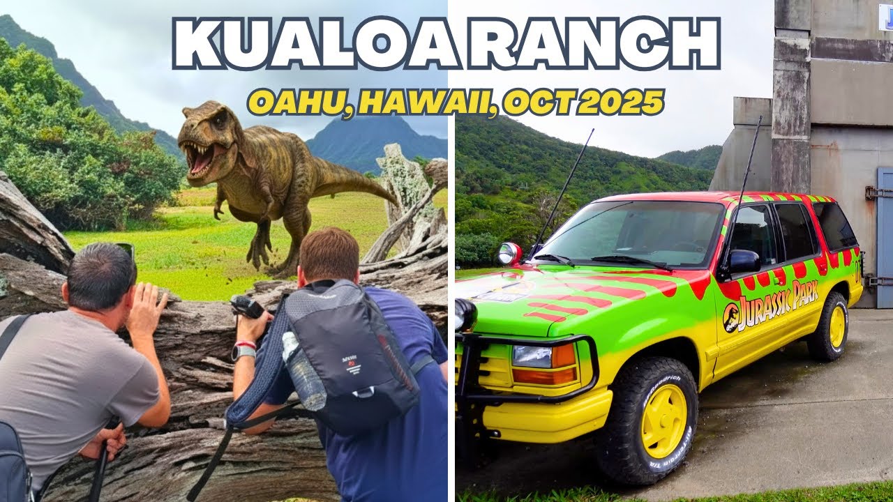 Jurassic Adventure Tour at Kualoa Ranch HAWAII OAHU | USA ROAD TRIP OCT 2025