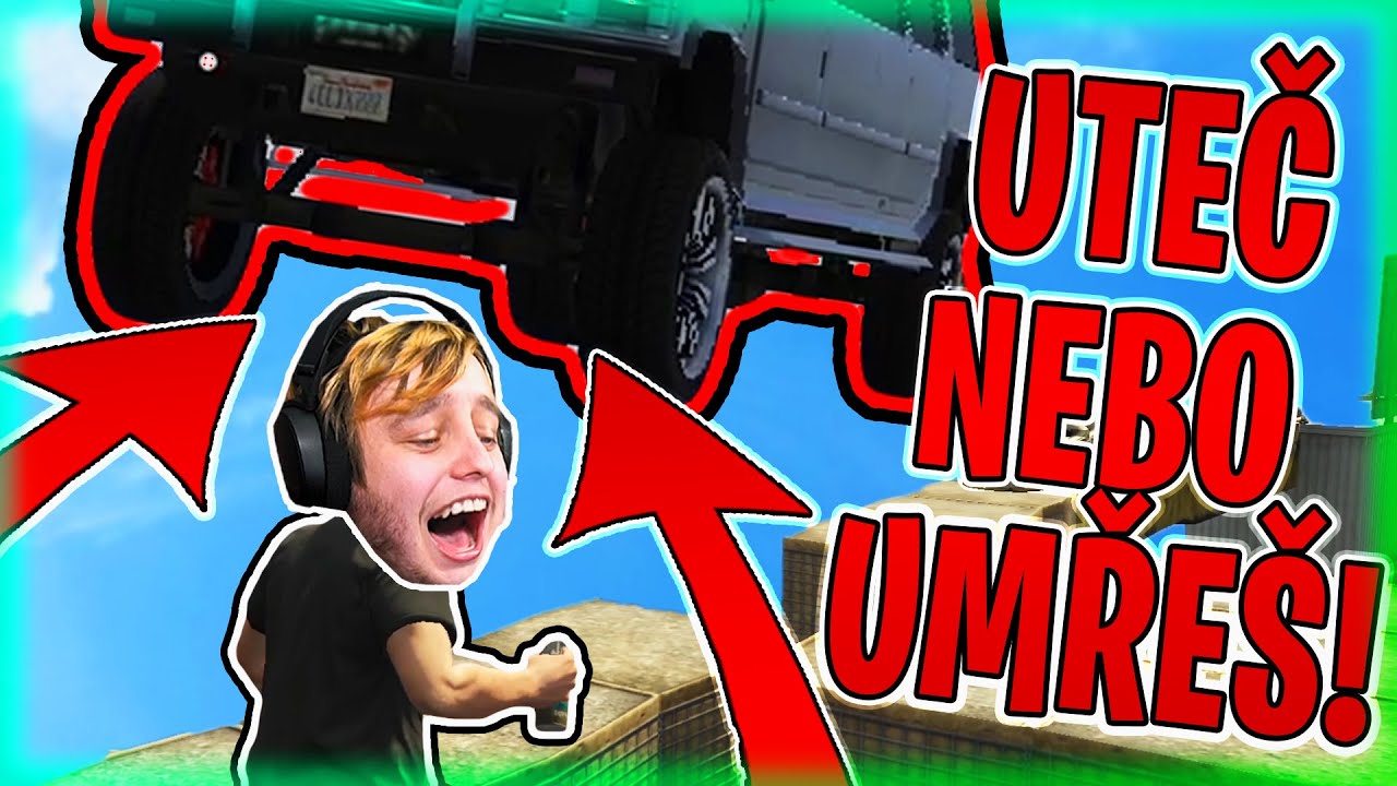 MUSÍME UTÉCT PŘED PADAJÍCÍMI AUTY!!!😱 | GTA ONLINE | Morry&@Cuky2222&@BowTeaG&Modesto