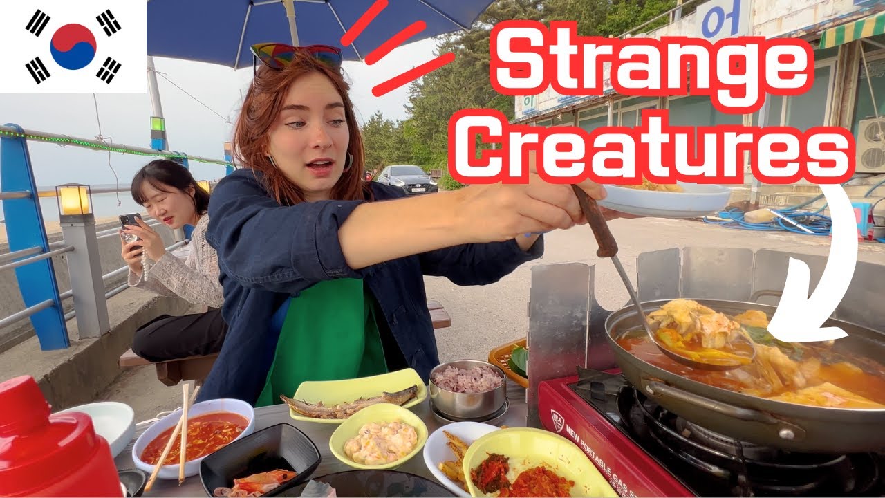 Only Locals Come Here... What could go wrong? 🇰🇷 (Korean Seafood on the Beach) [자막포함]
