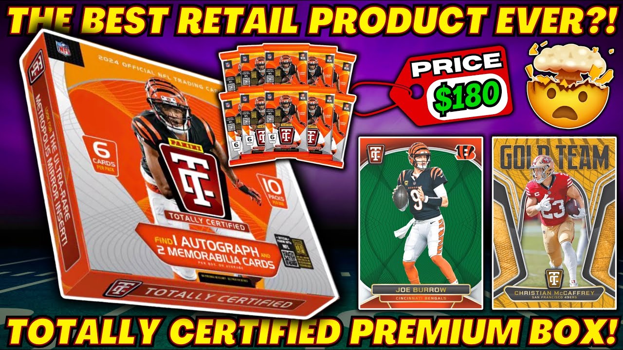 *THE BEST RETAIL PRODUCT EVER?!😱 2024 TOTALLY CERTIFIED PREMIUM BOX REVIEW!🏈