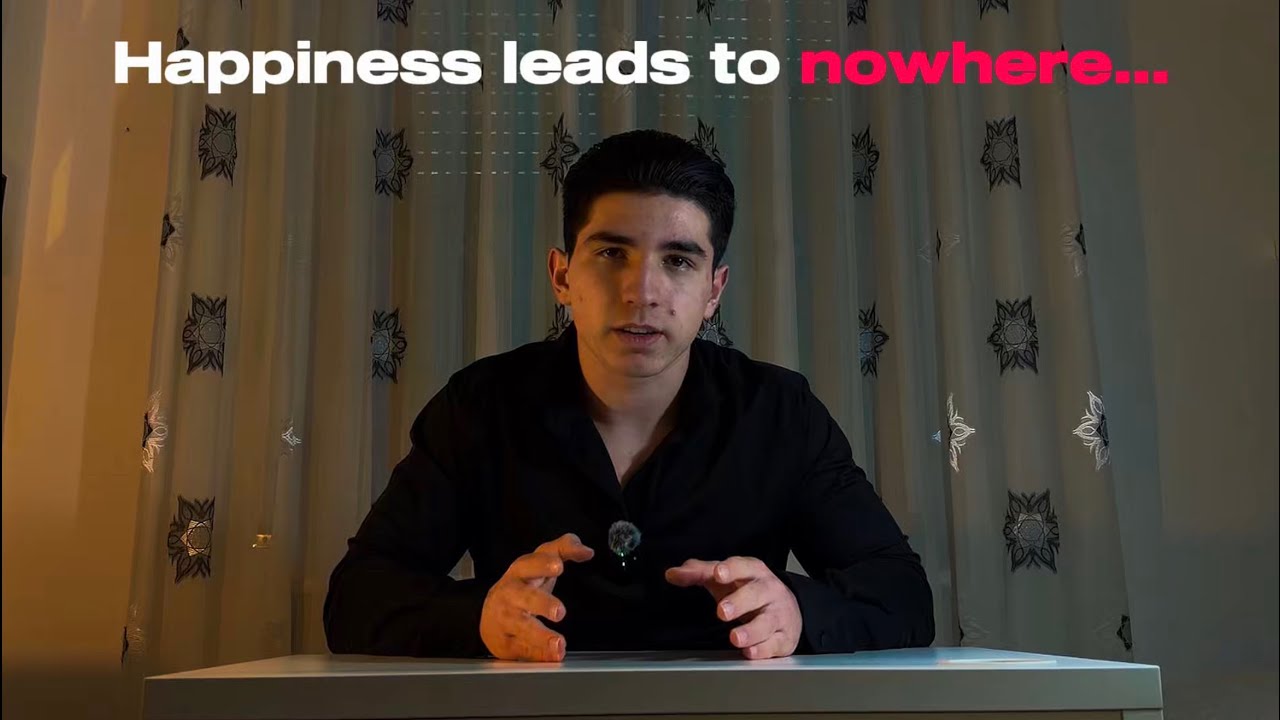 Stop chasing happiness in life… here’s why.