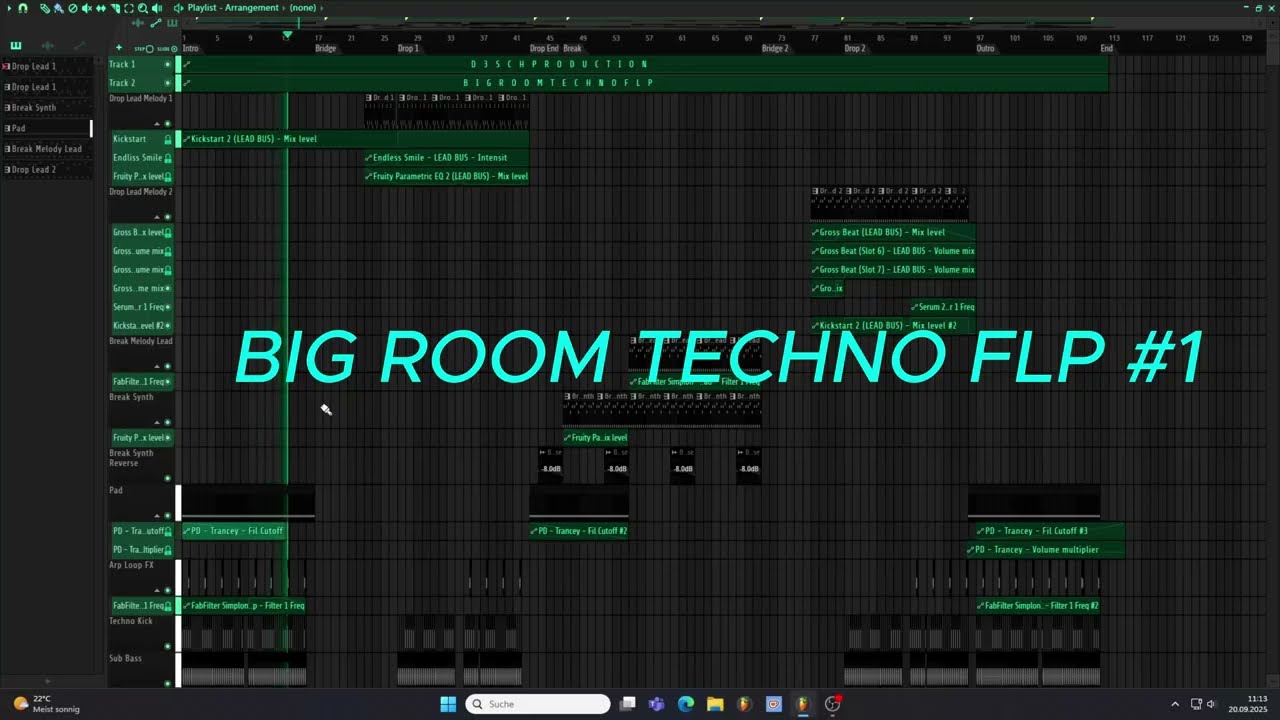 D3sch Production - Big Room Techno Flp #1