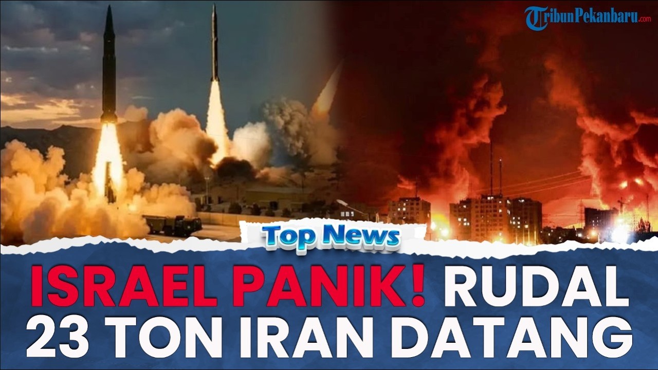 🔴 IRAN LEPAS RUDAL MONSTER SEJJJIL 23,6 Ton ke Israel, Markas IDF Dibombardir!