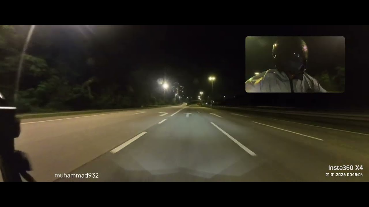 Insta360 X4 | Honda Vario 160 | 21/01/2026 #1 | Ke Mentari Court
