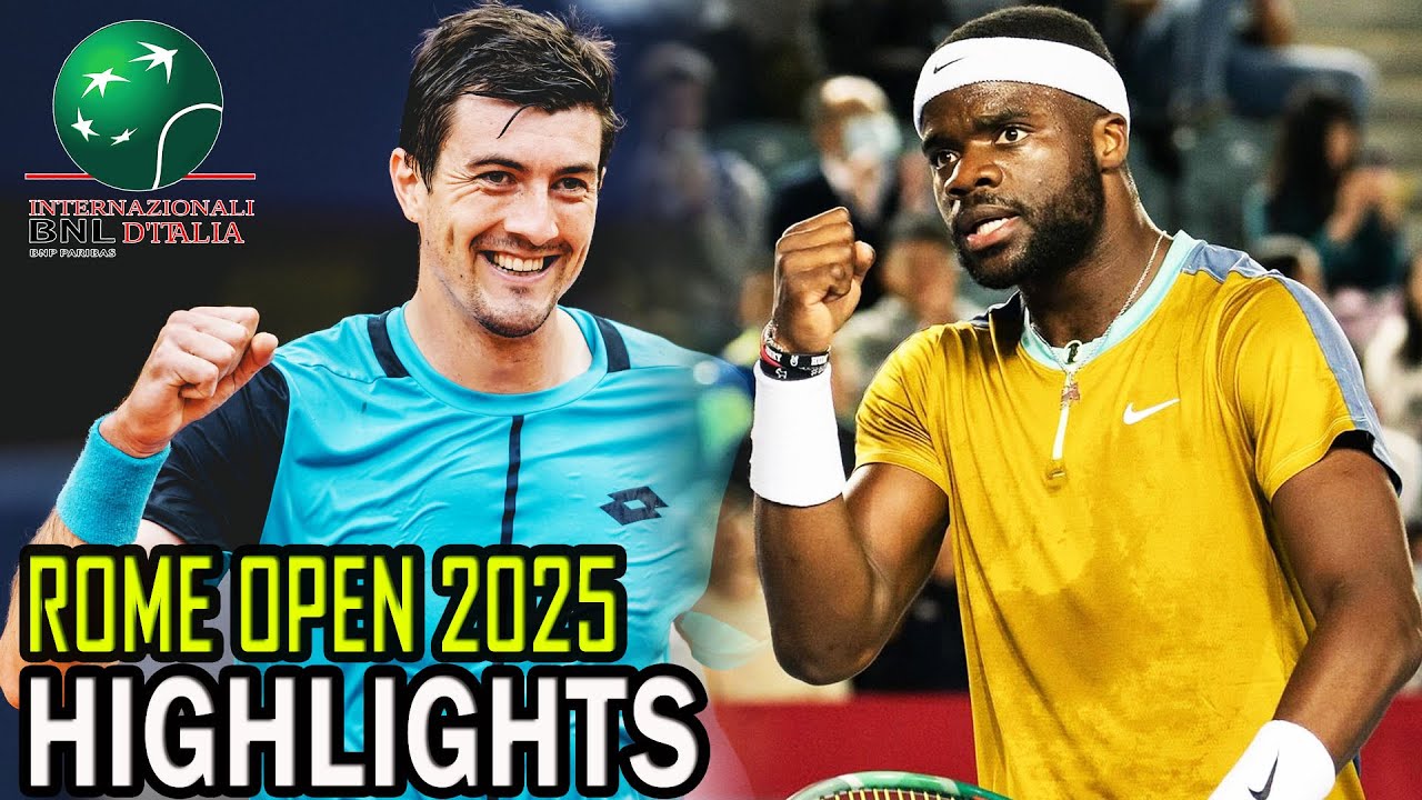 Frances Tiafoe vs Sebastian Ofner Round 2 Highlights | Rome 2025