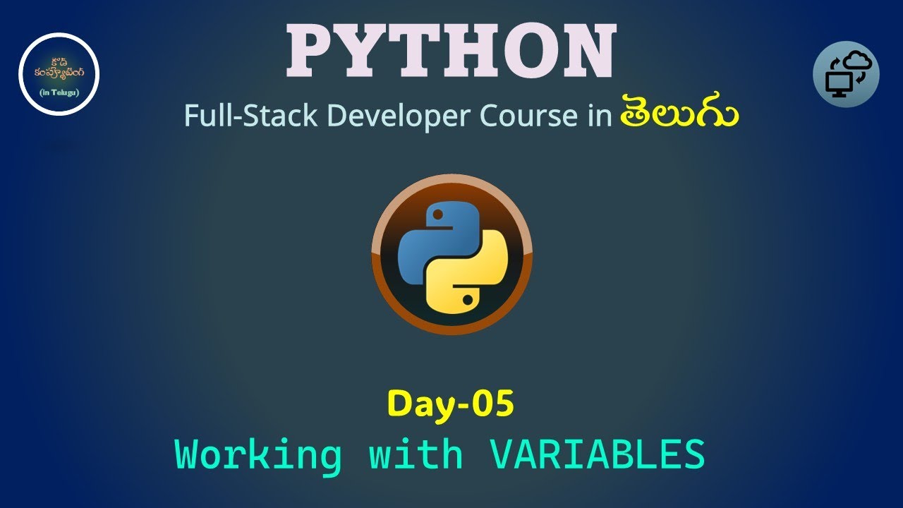 Day05 | Learn Python Programming in Telugu | Full Python Course | Step by Step 2025