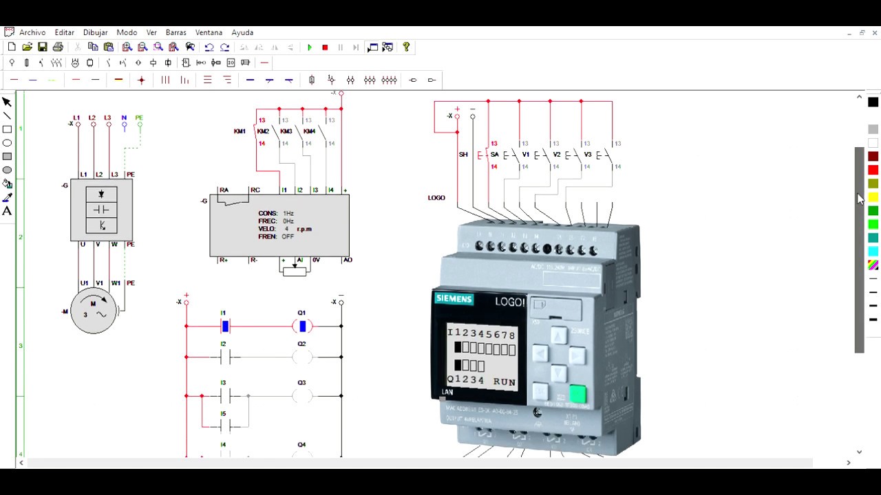 Variador de Frecuencia controlado por PLC - 4. Configuración del Variador de Frecuencia
